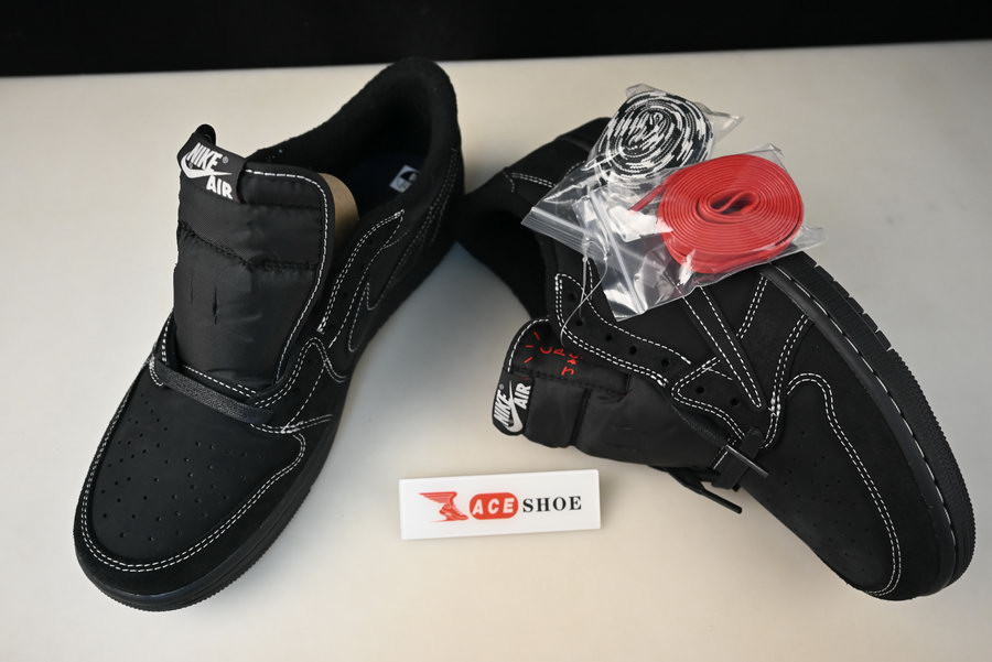 travis scott x air jordan 1 low og “black phantom” dm7866-001