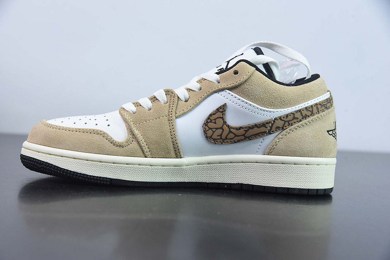 air jordan 1 low brown elephant dz4130-201