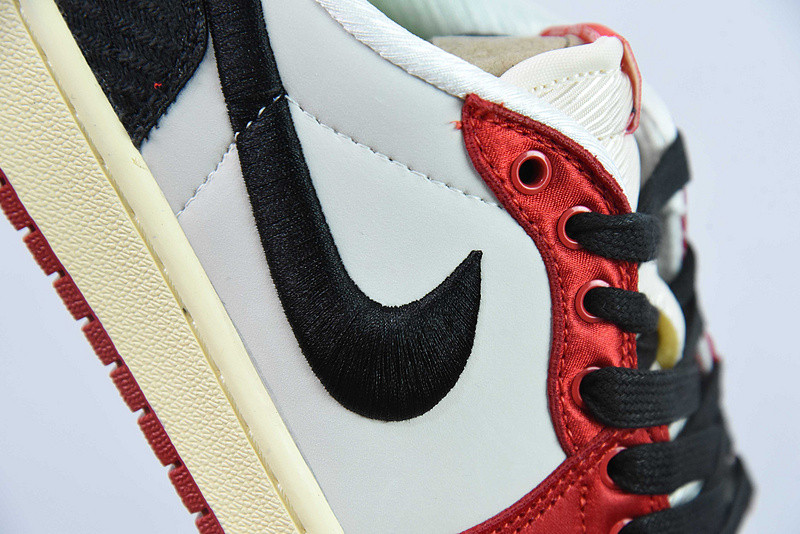 air jordan 1 low og x trophy room sail and varsity red fn0432-100