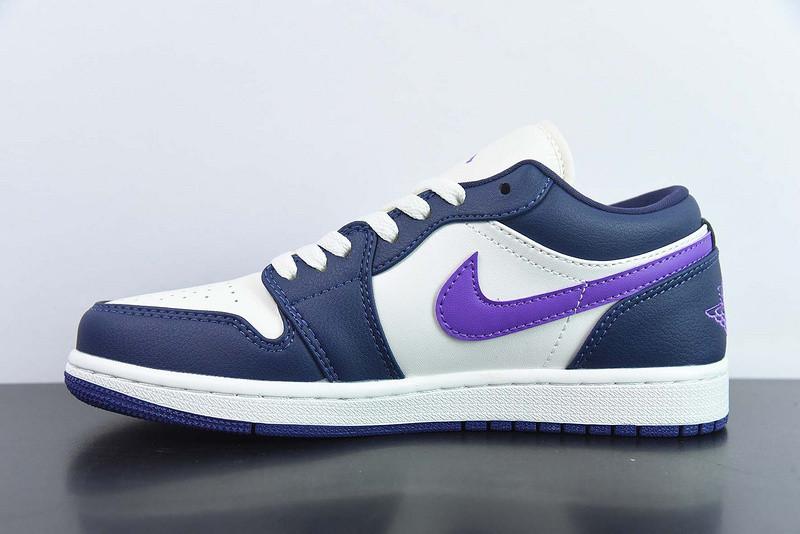 air jordan 1 low womens "purple/sail" dc0774-502