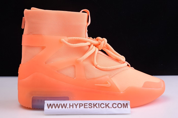 nike air fear of god 1 orange pulse ar4237-800